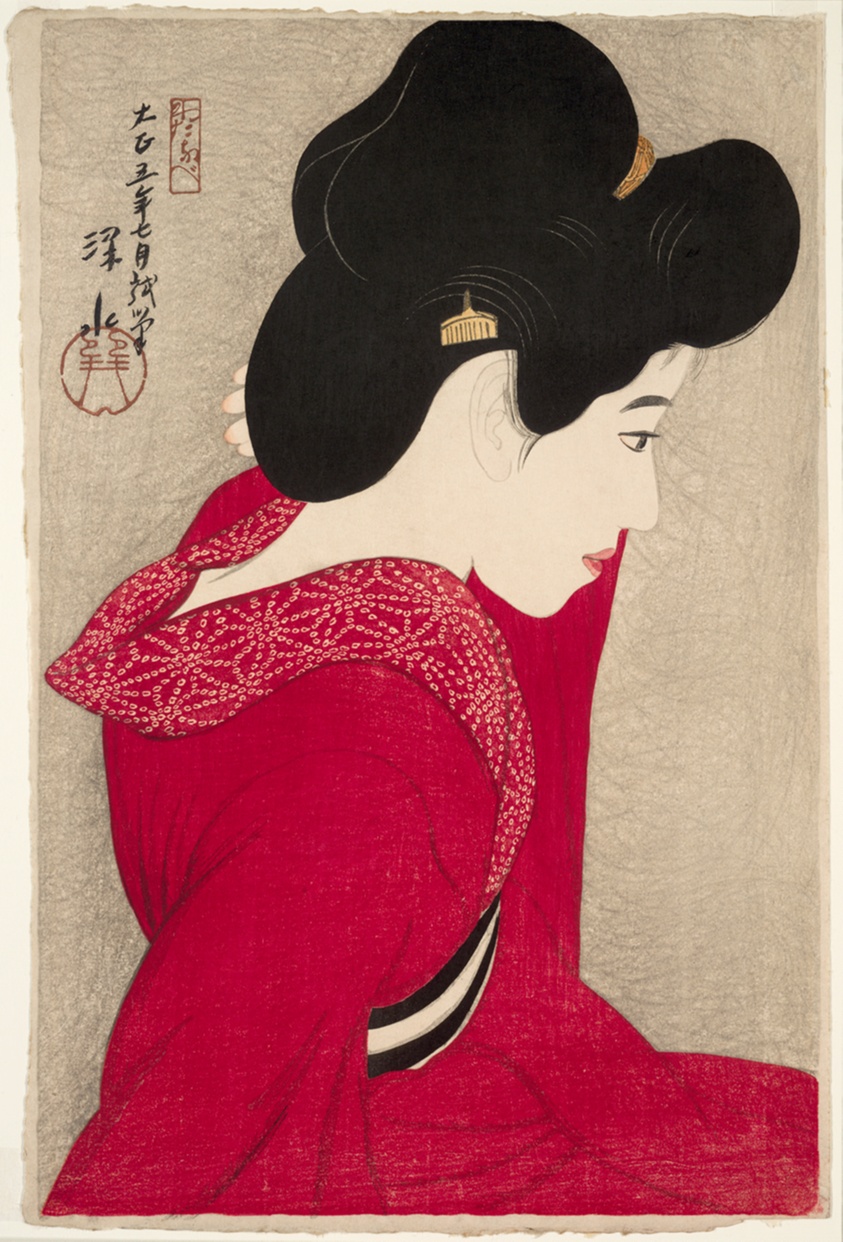 Ito Shinsui — Before the Mirror