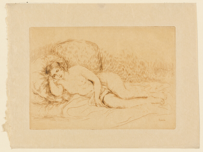Pierre-auguste Renoir — Reclining Nude