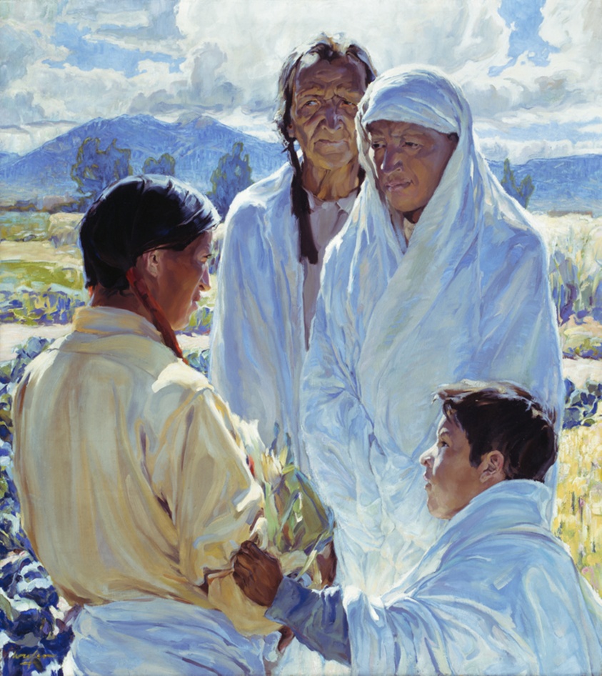 The Solemn Pledge, Taos Indians