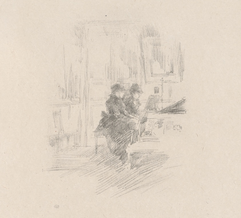 James McNeill Whistler — The Duet, No. 2