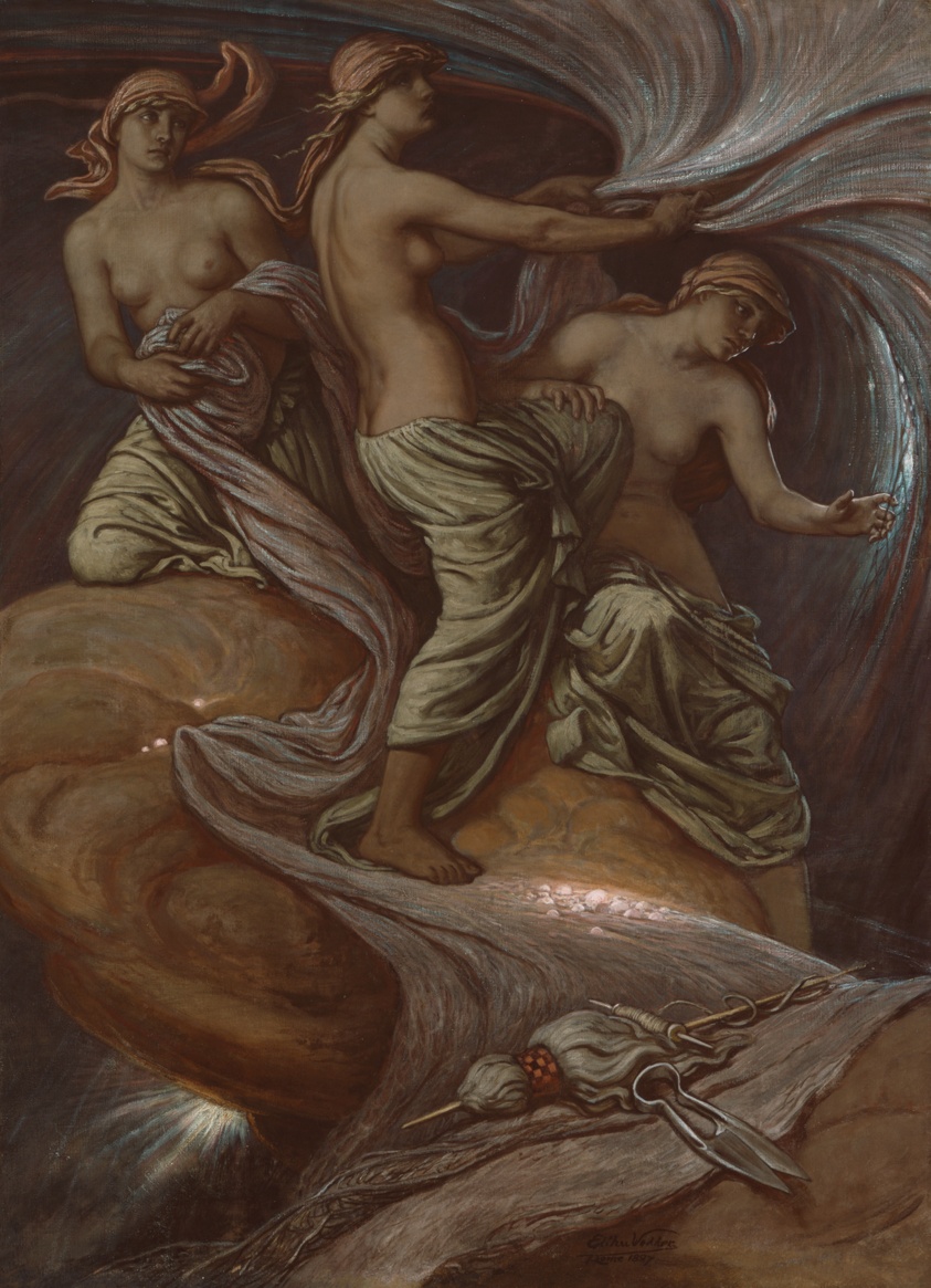 Elihu Vedder — The Fates Gathering in the Stars