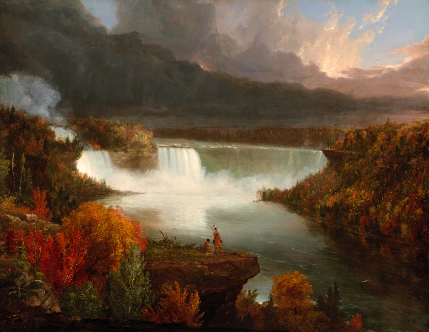 Thomas Cole — Distant View of Niagara Falls