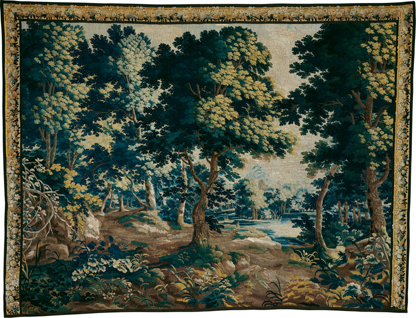 Unknown Artist — Woodland with a Pond