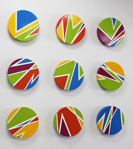 Delos Van Earl — Lightning Rounds (16″ diameter)