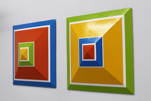 Delos Van Earl — Alber's Square Diptych
