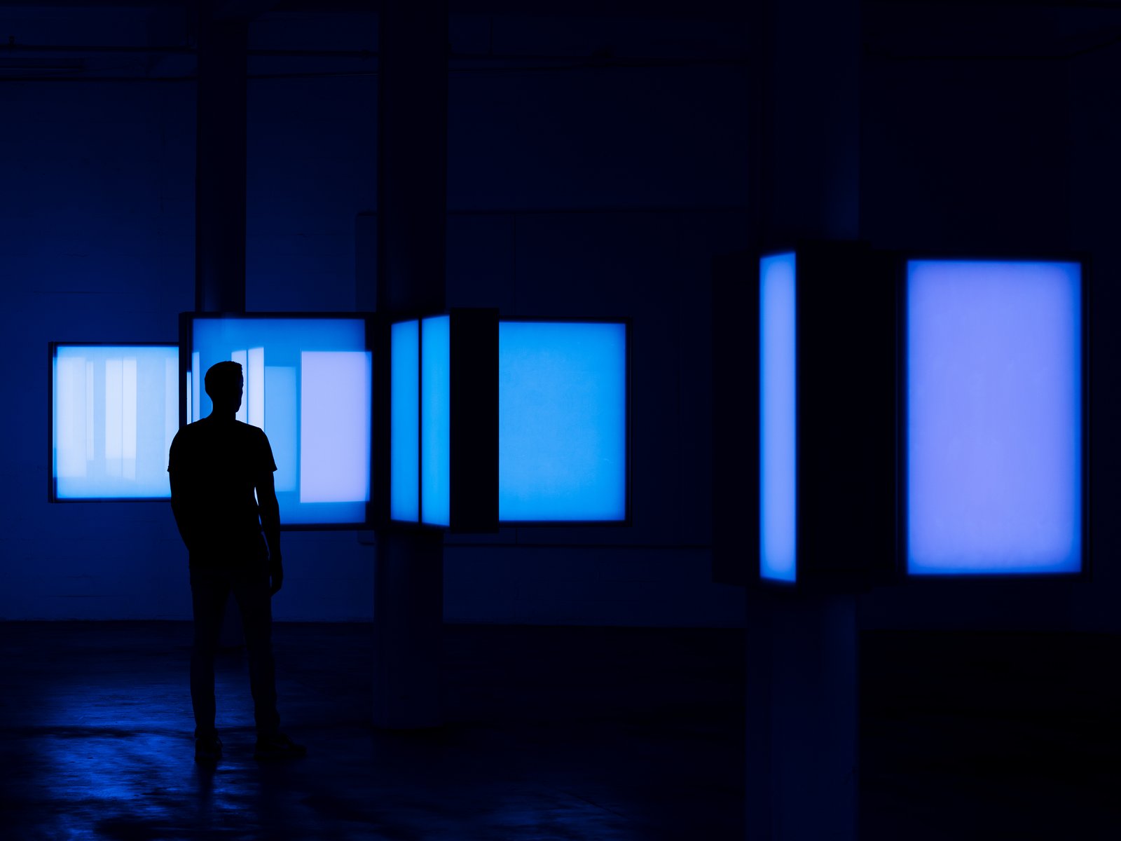 Phillip K. Smith III — 10 Columns (Installation Photos)