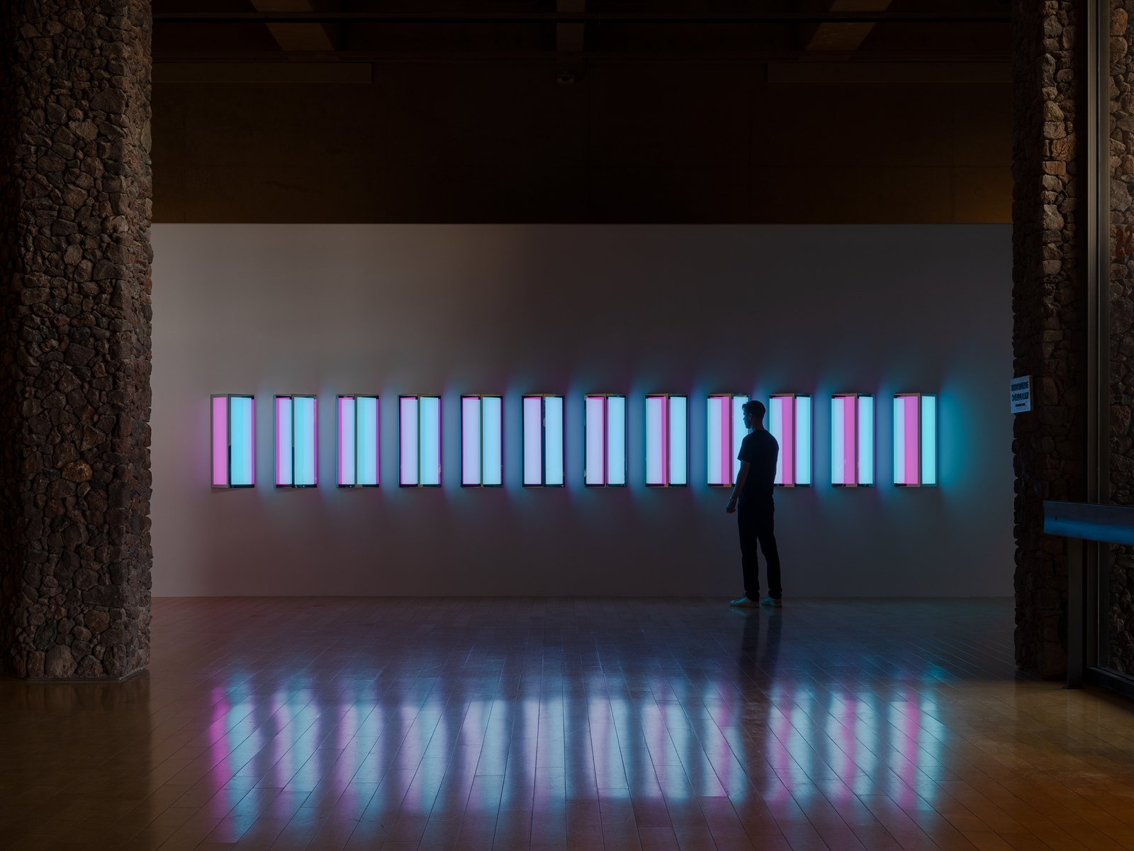Phillip K. Smith III — LIGHT+CHANGE Installation View 01