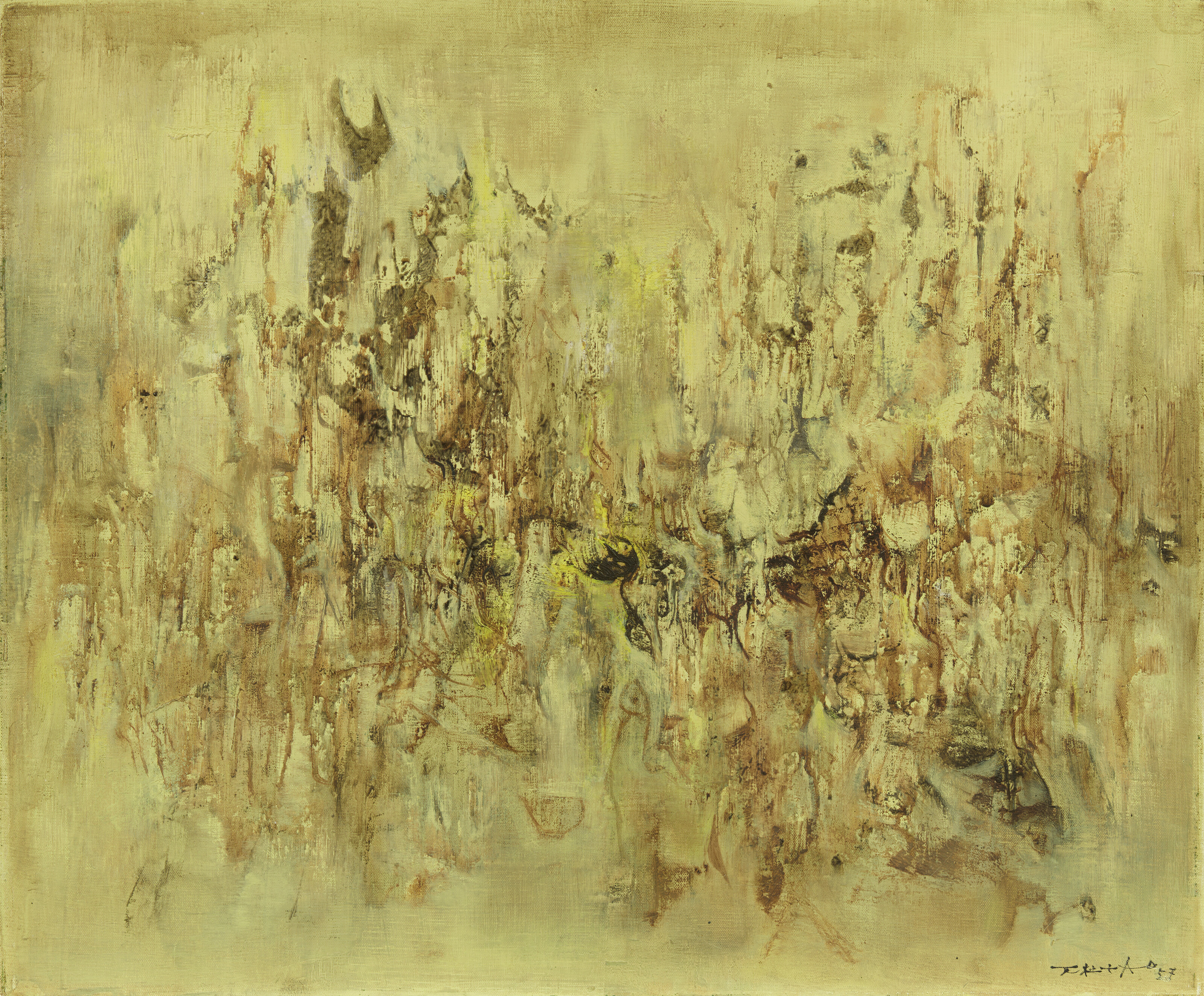 Zao Wou-Ki — Au petit jour (At Dawn)