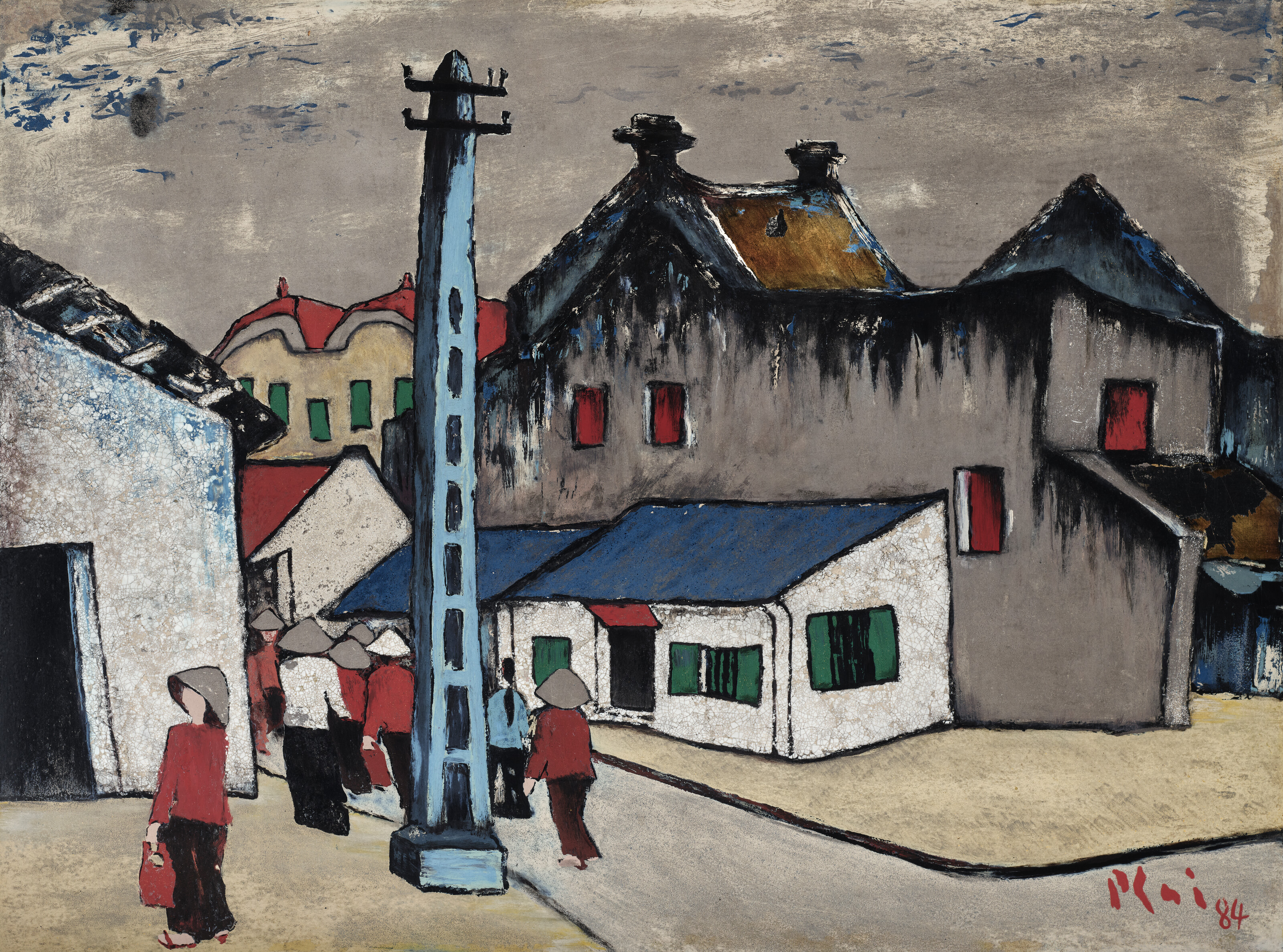 Bùi Xuân Phái — Street of Hanoi