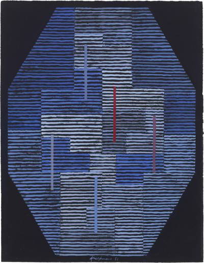 Ohne Titel (Blauer Oktant) (Untitled (Blue Octant))