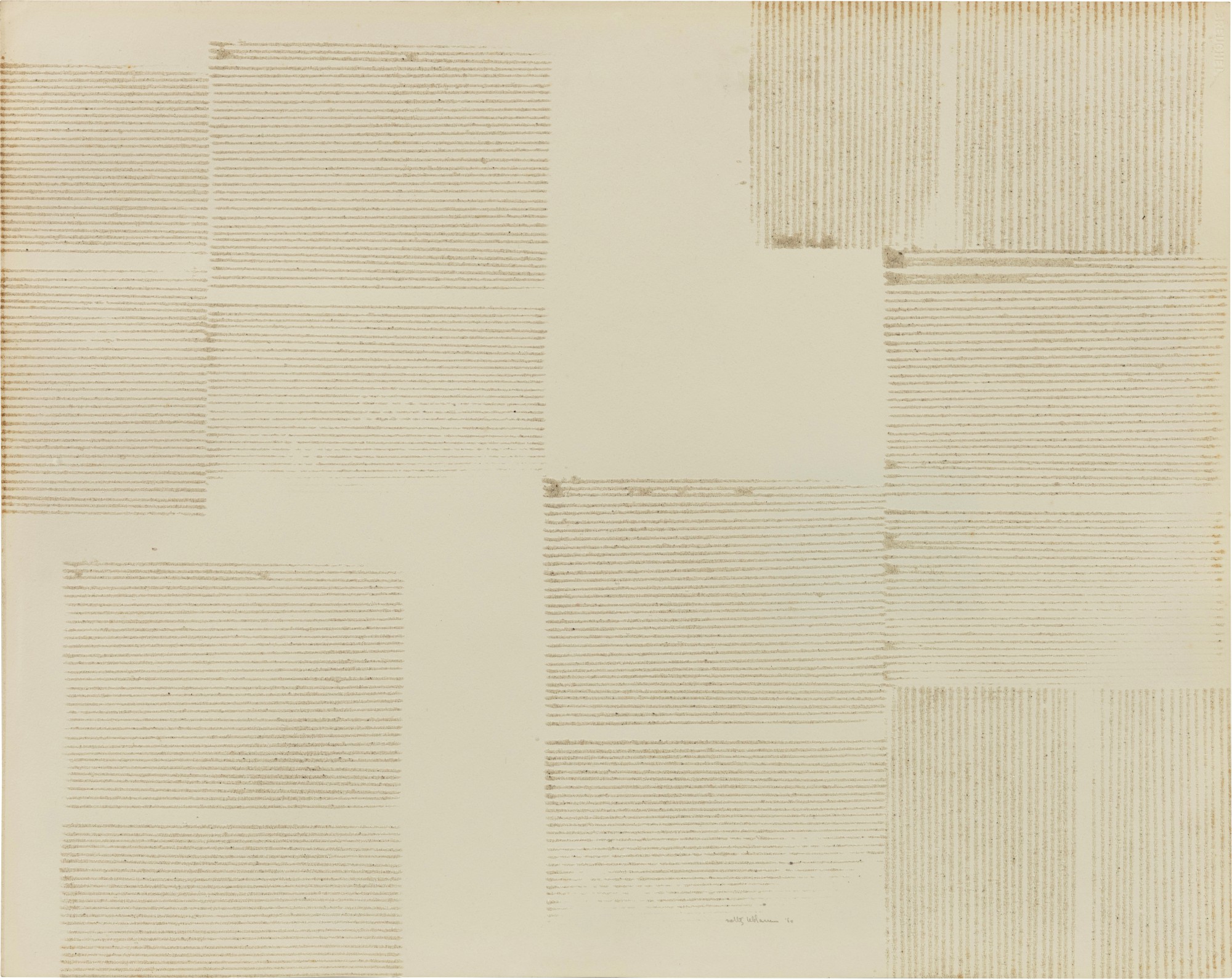 Walter Leblanc — Gouache - Relief Sable