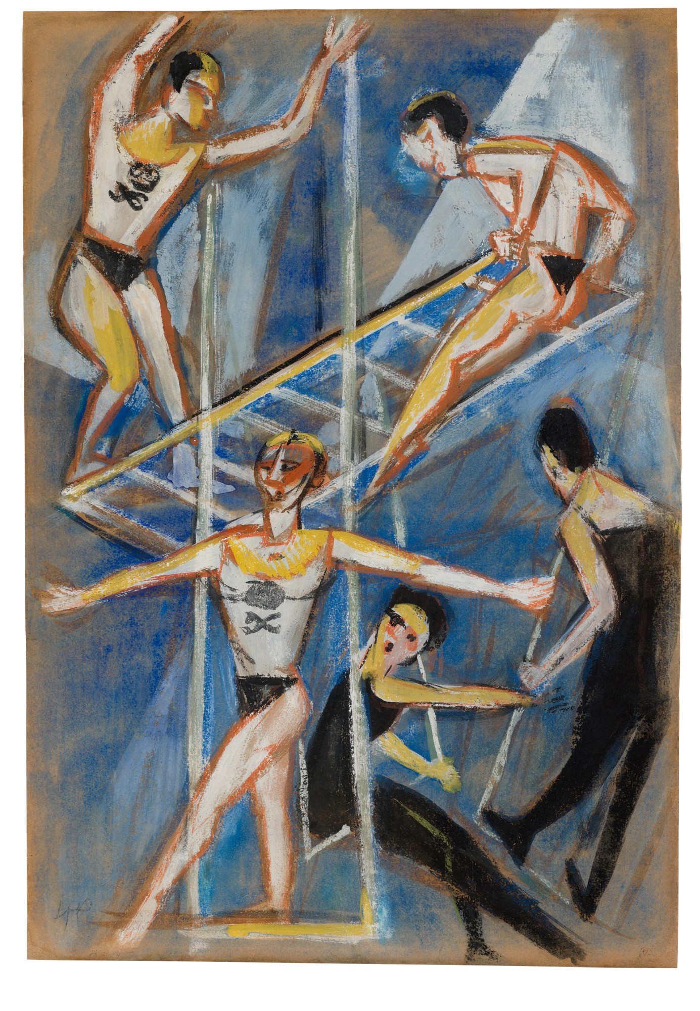 Max Pechstein — Trapezkünstler II (Trapeze Artist II)