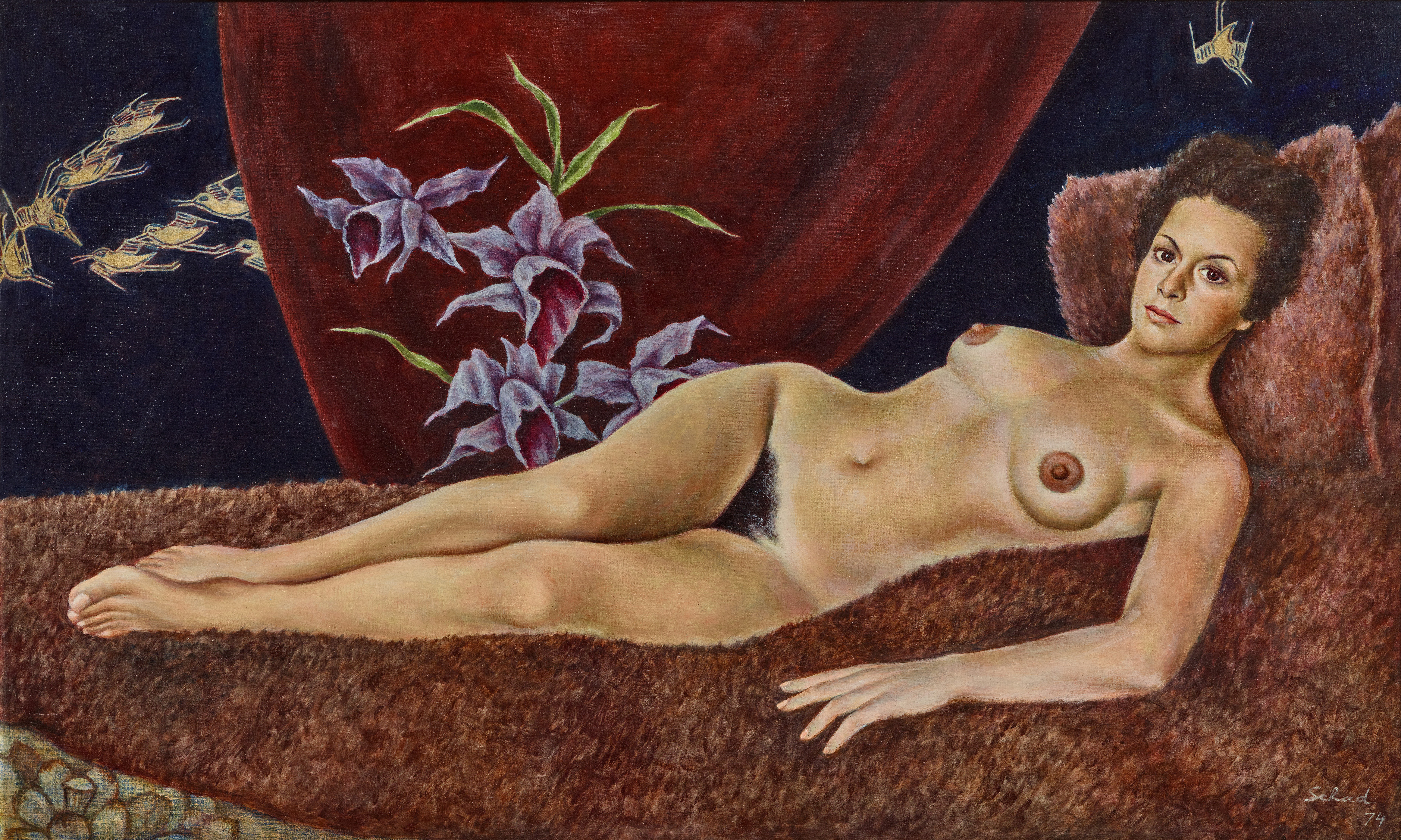 Christian Schad — Liegender Akt (Reclining Nude)    