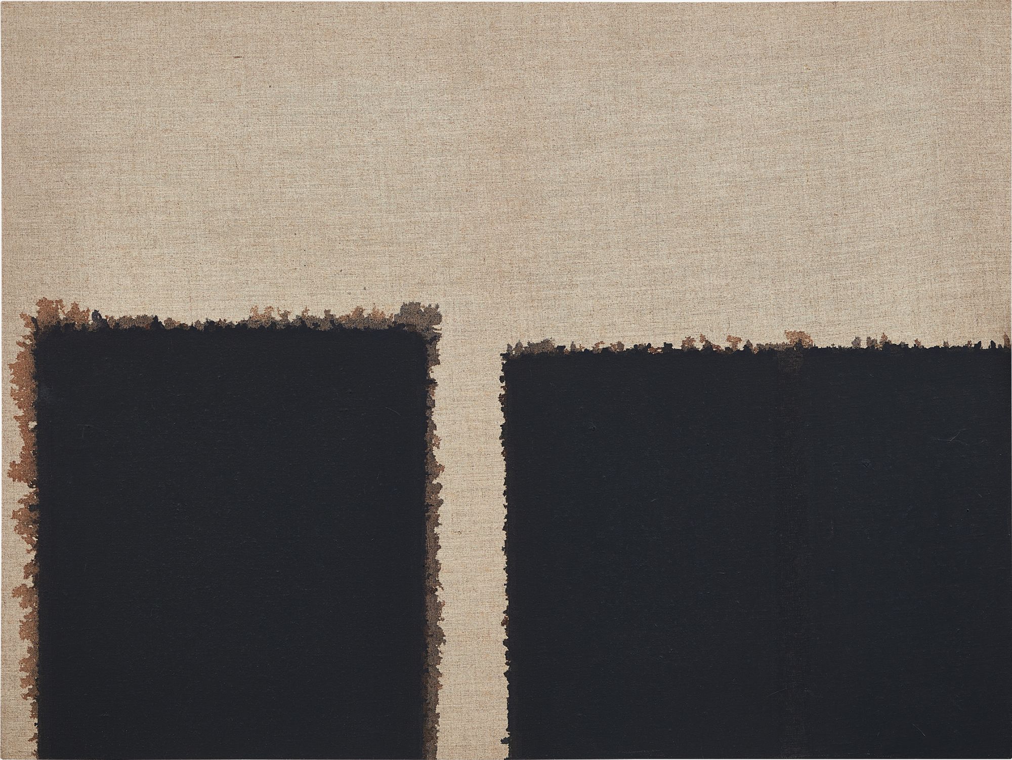 Yun Hyong-Keun — Burnt Umber and Ultramarine