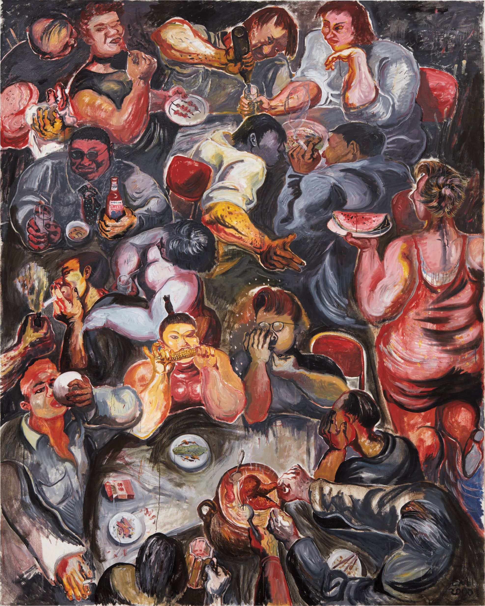 Zhang Enli — Eating #4