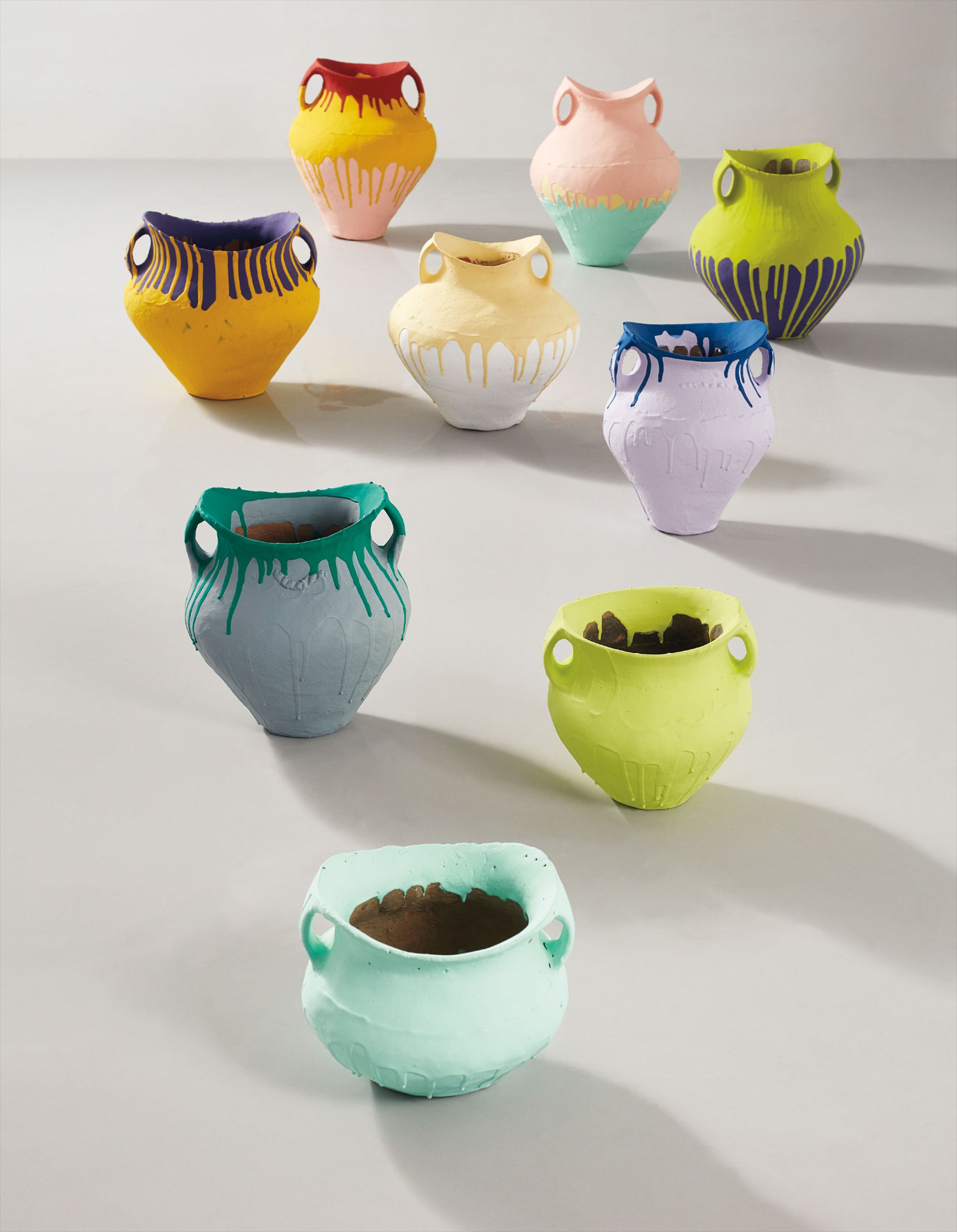 Ai Weiwei — Coloured Vases (in 9 parts)