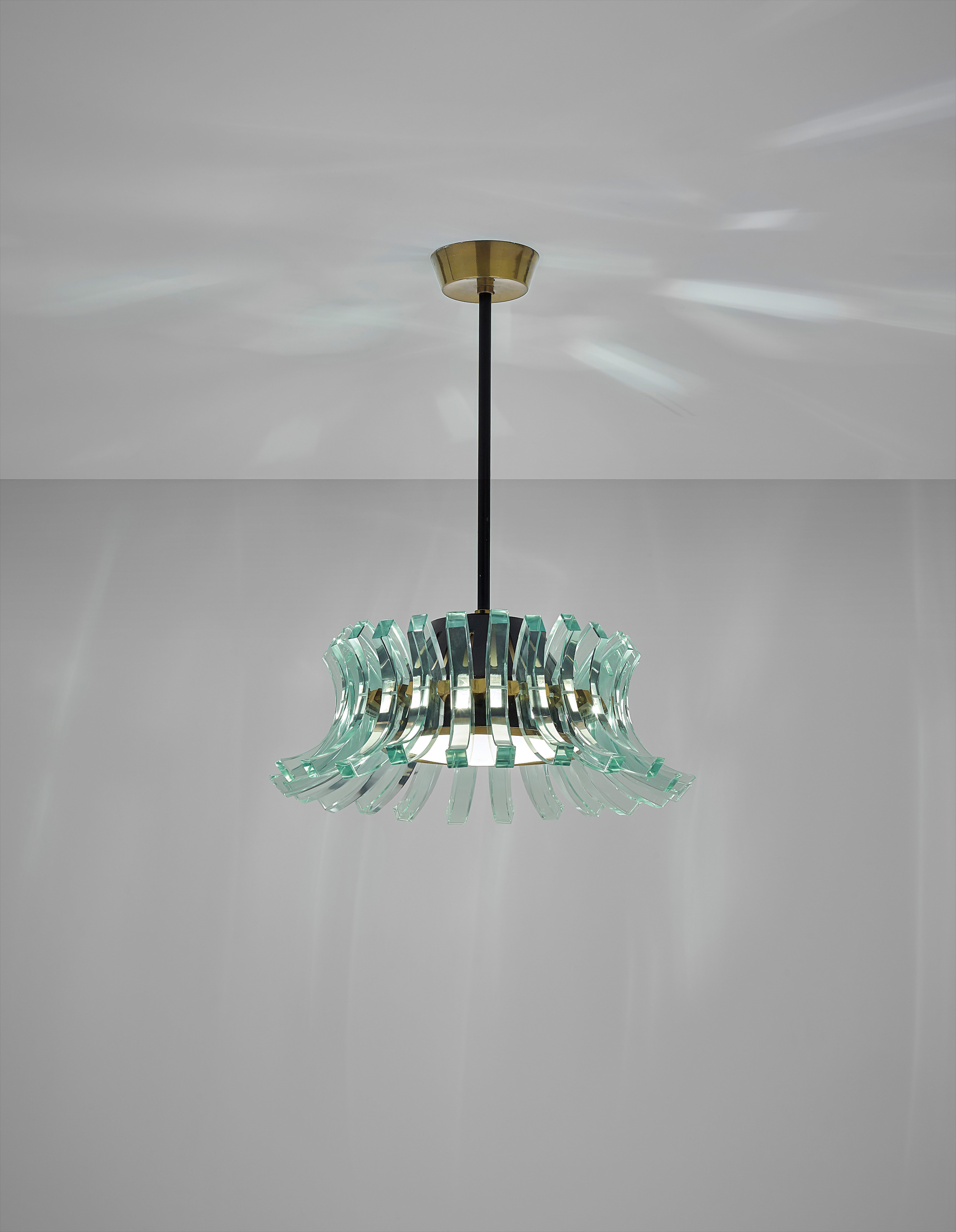 Max Ingrand — Rare chandelier