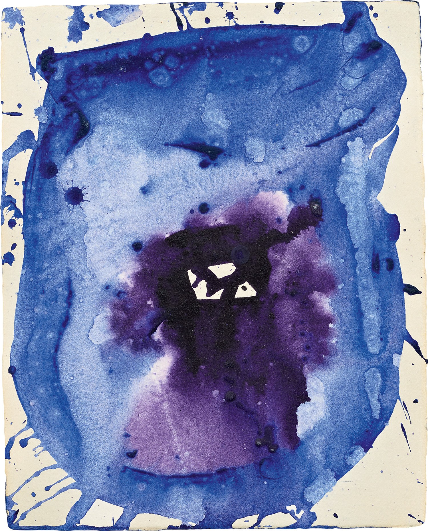 Sam Francis — In this lot, we are presented with an intimate yet accomplished composition by the great American postwar painter Sam Francis. By the time the 1970s came about, Francis had already established himself as an imposing figure in the art world. Having already shown at MoMA and helped engineer the