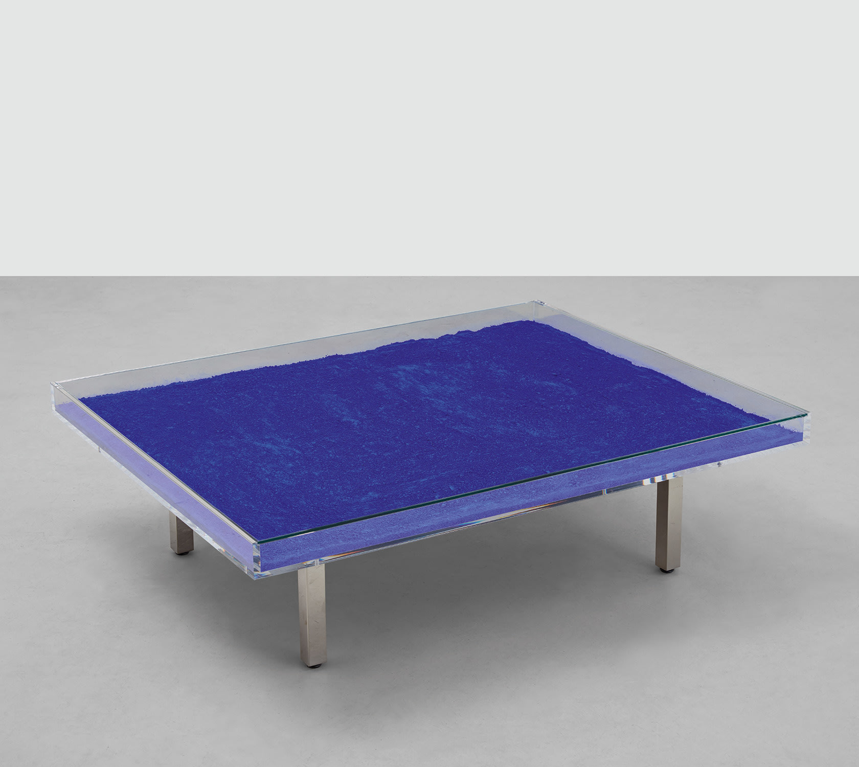 Yves Klein — Table Bleue (blue)