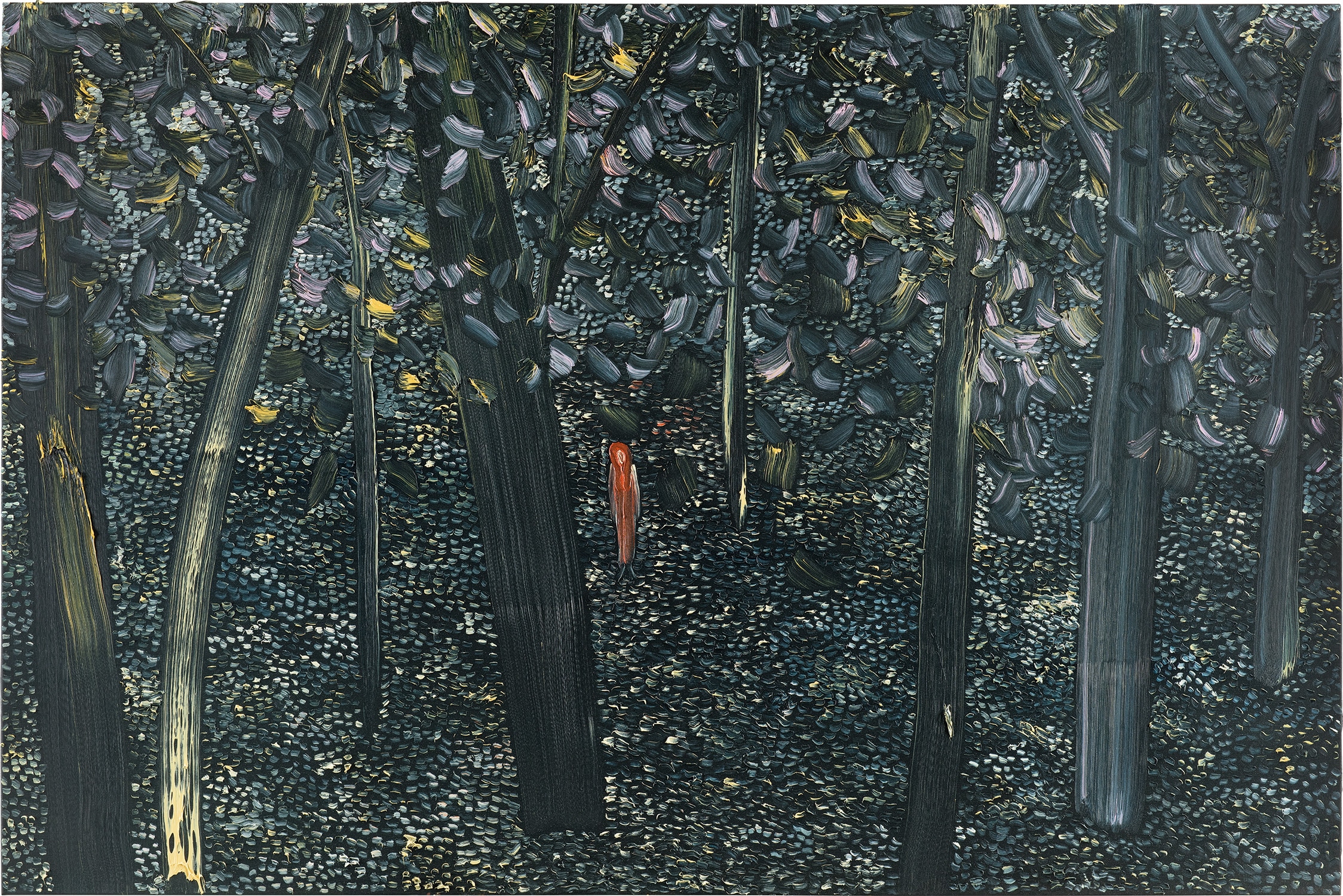 Matthew Wong — Figure in a Night Landscape