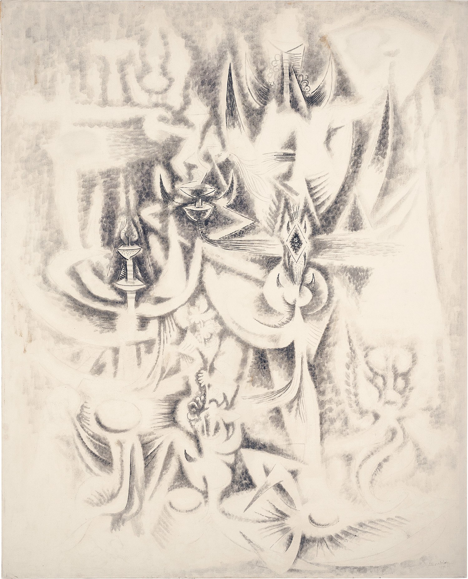 Wifredo Lam — Sur les traces (also known as Transformation)