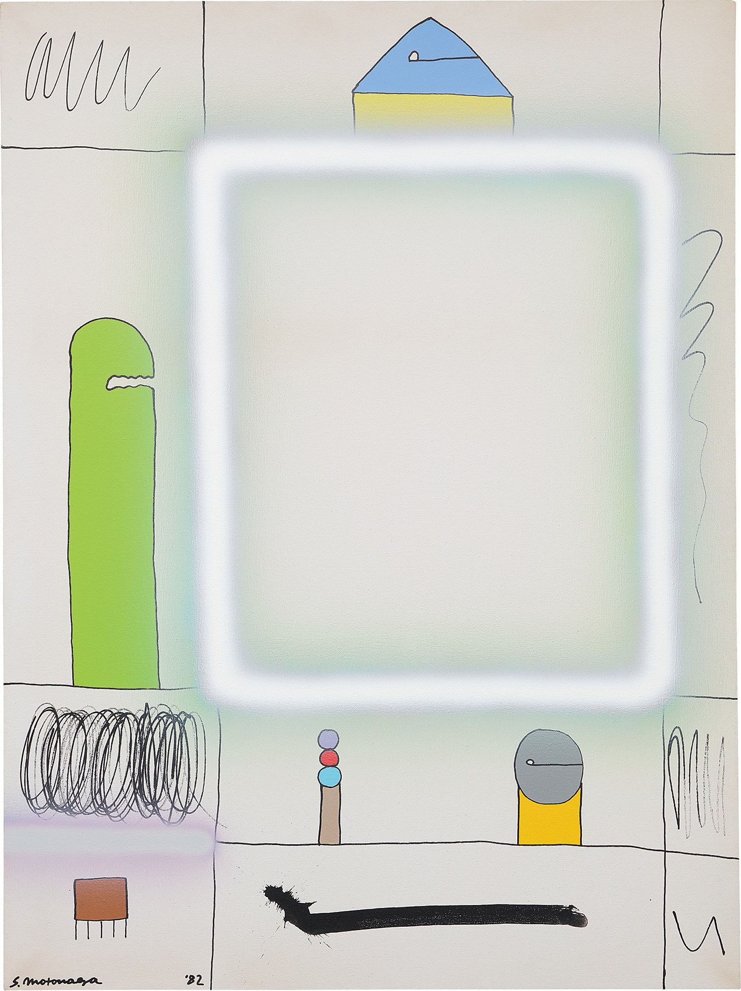 From Square of White Lines