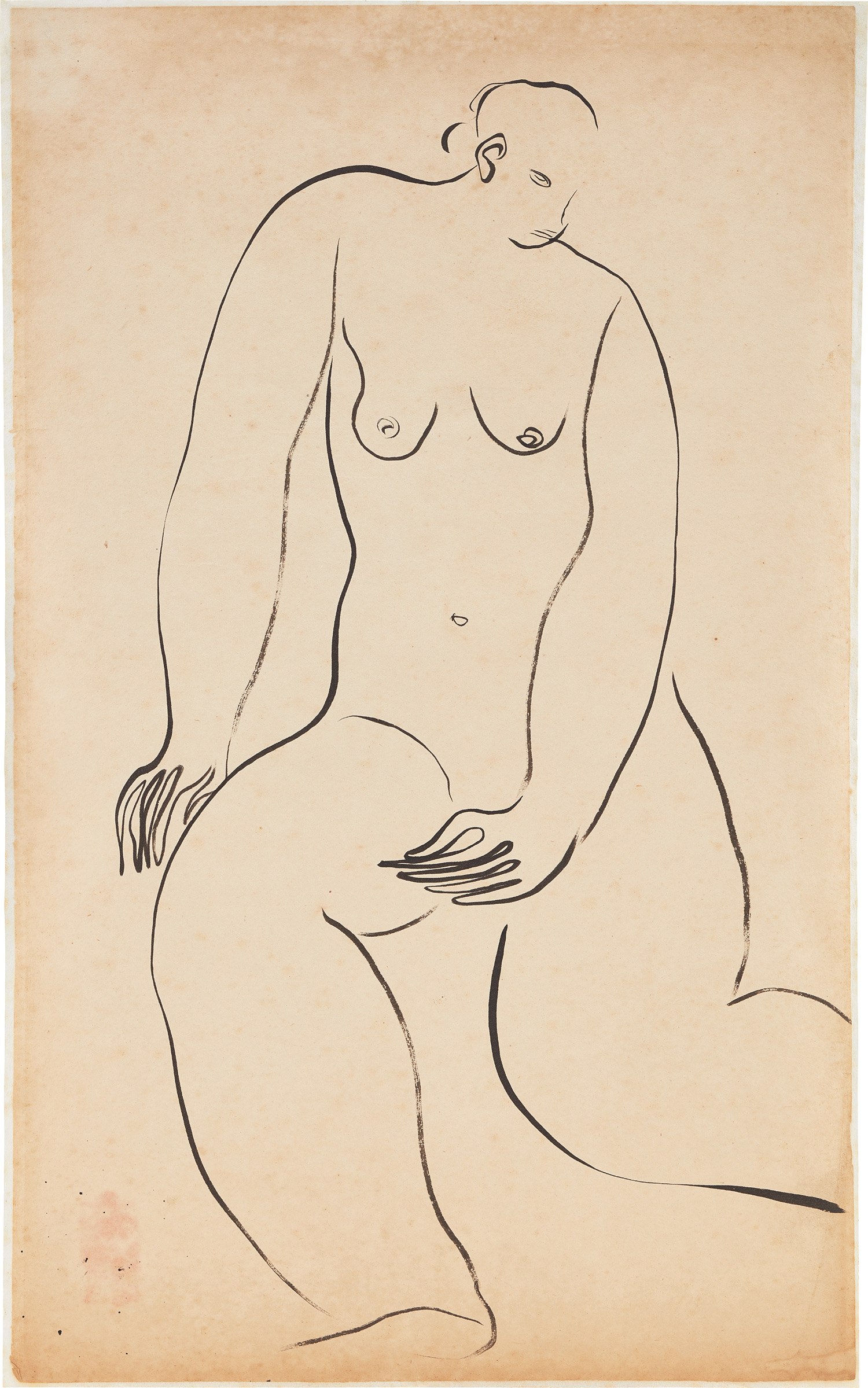 marked with one seal of the artist lower right