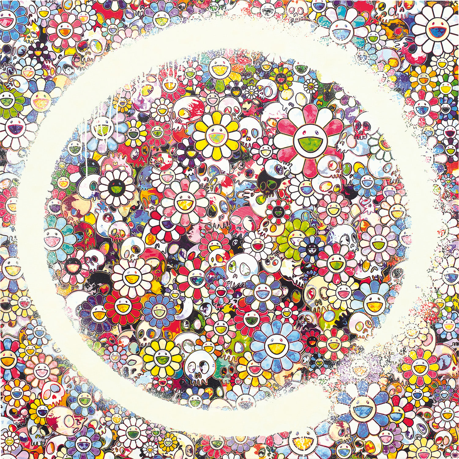 Takashi Murakami — Enso: The Sound of the Bell of Paired Sal Trees