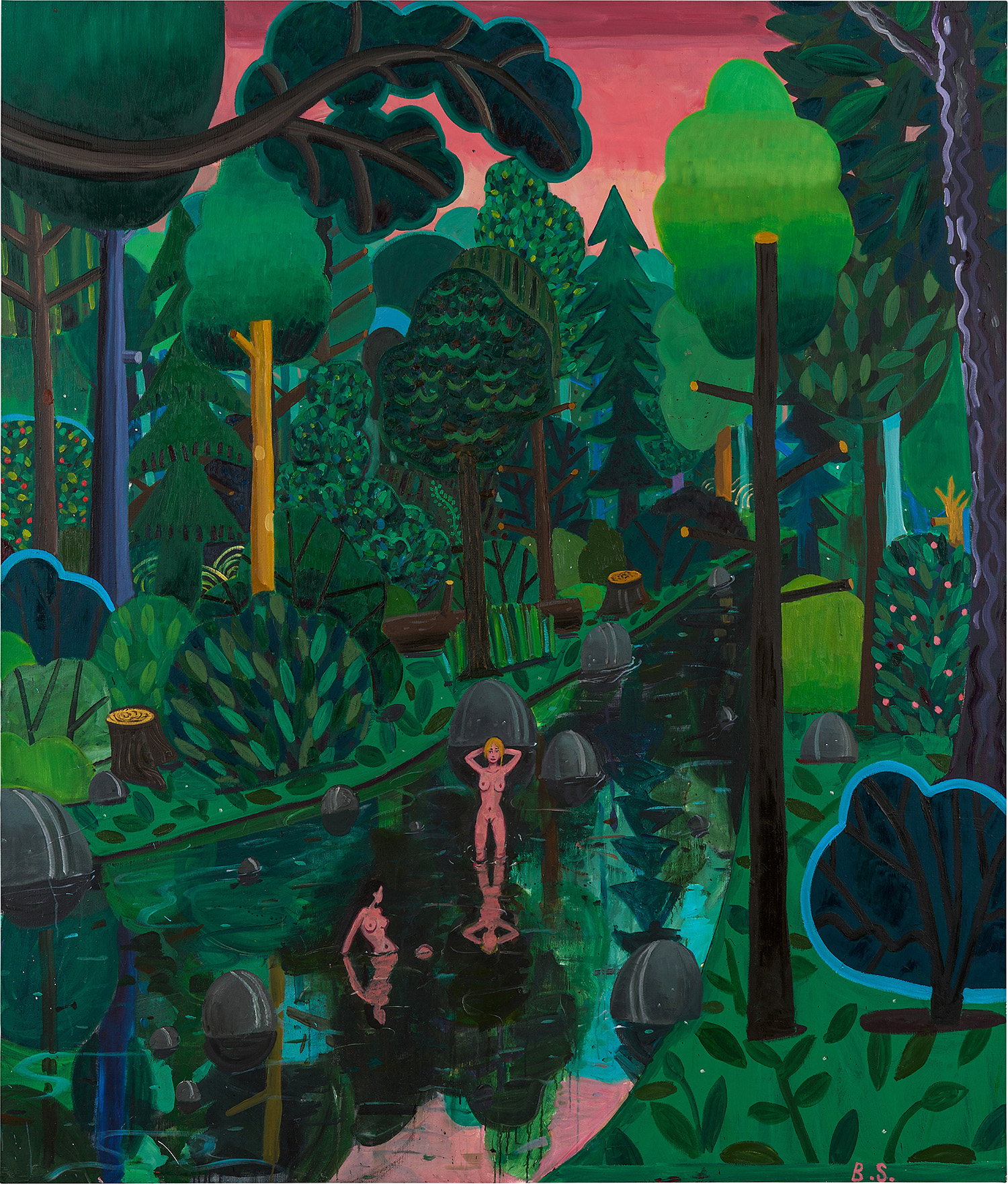 Ben Sledsens — Two Bathers