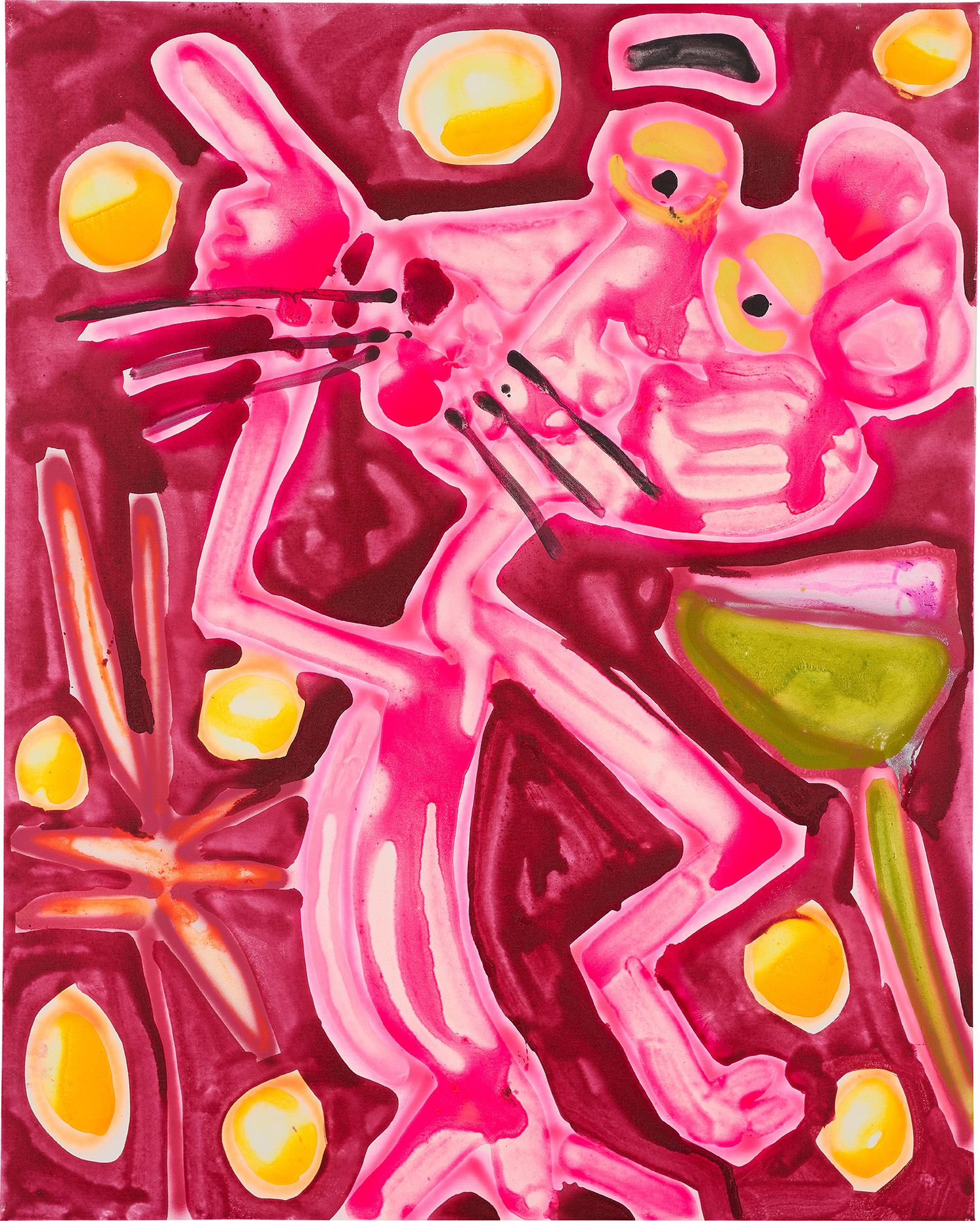 Katherine Bernhardt — Panther Hurricane