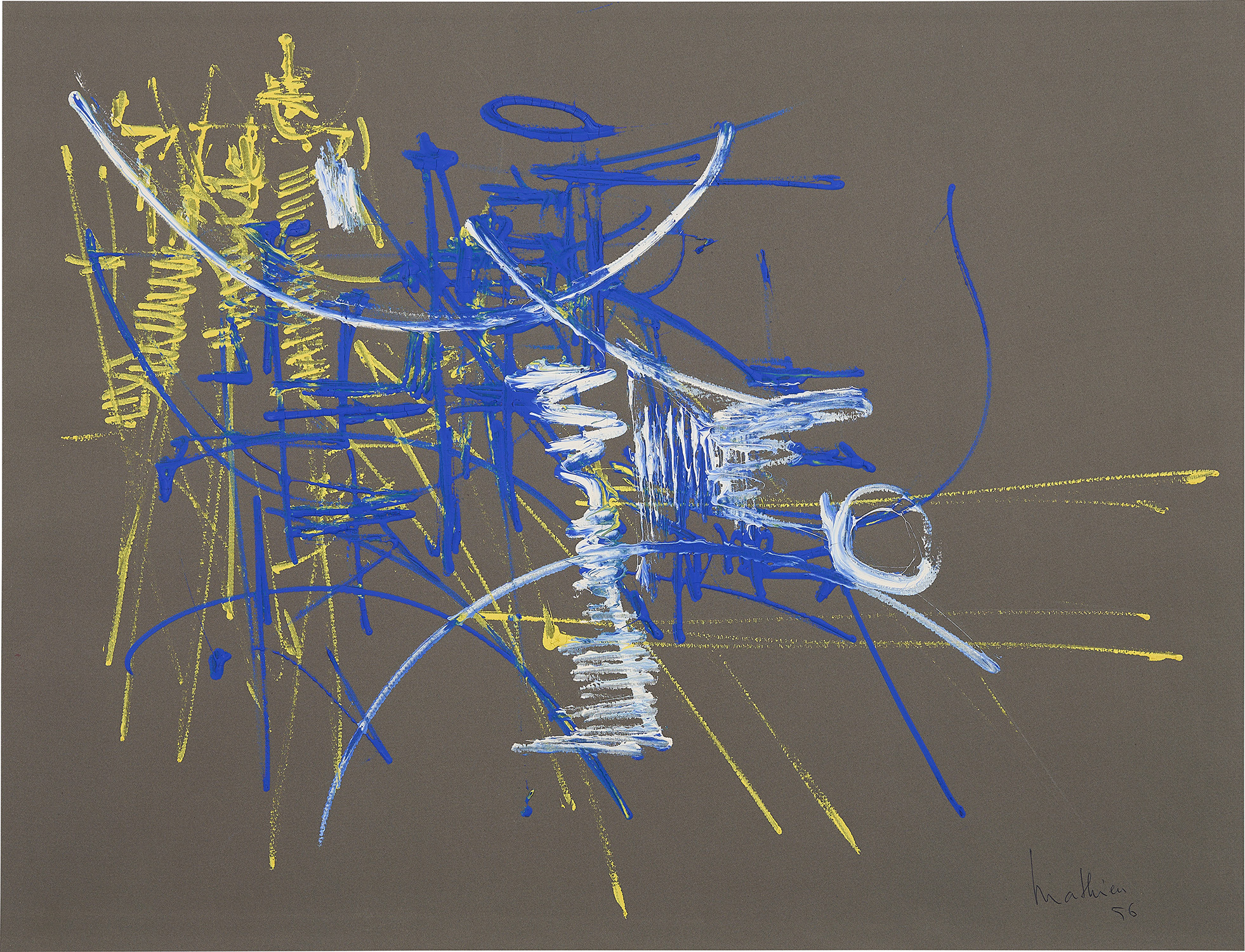 Georges Mathieu — Électricité (Electricity)