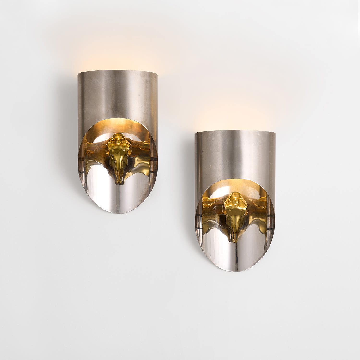 Pair of 'Totem' wall lights