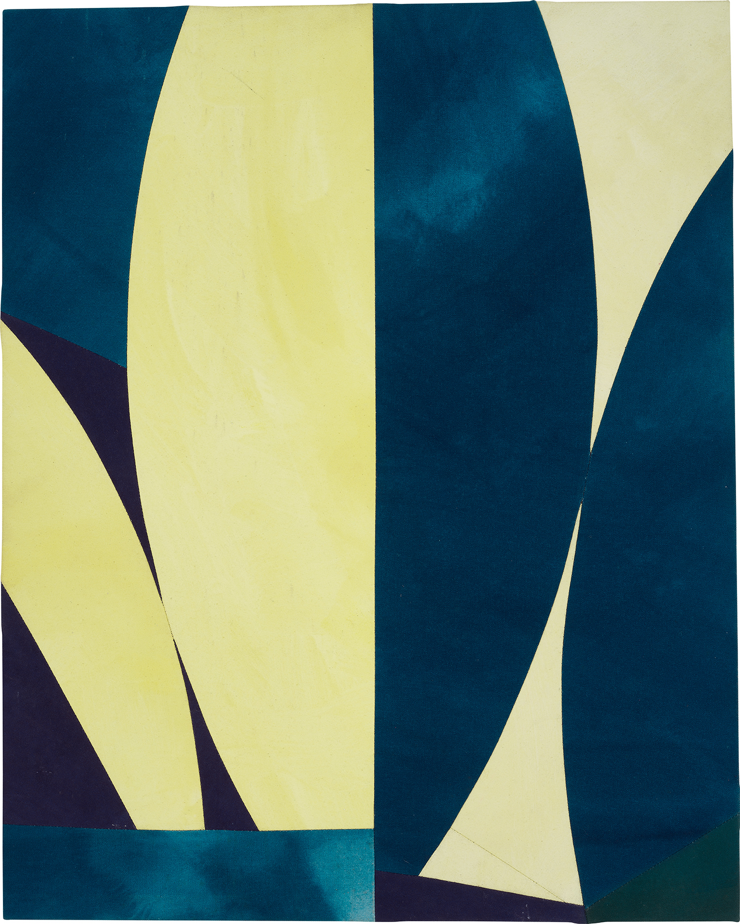 Stacked and layered (peacock, yellow)