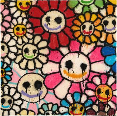 Homage to Takashi Murakami Flowers HK#B