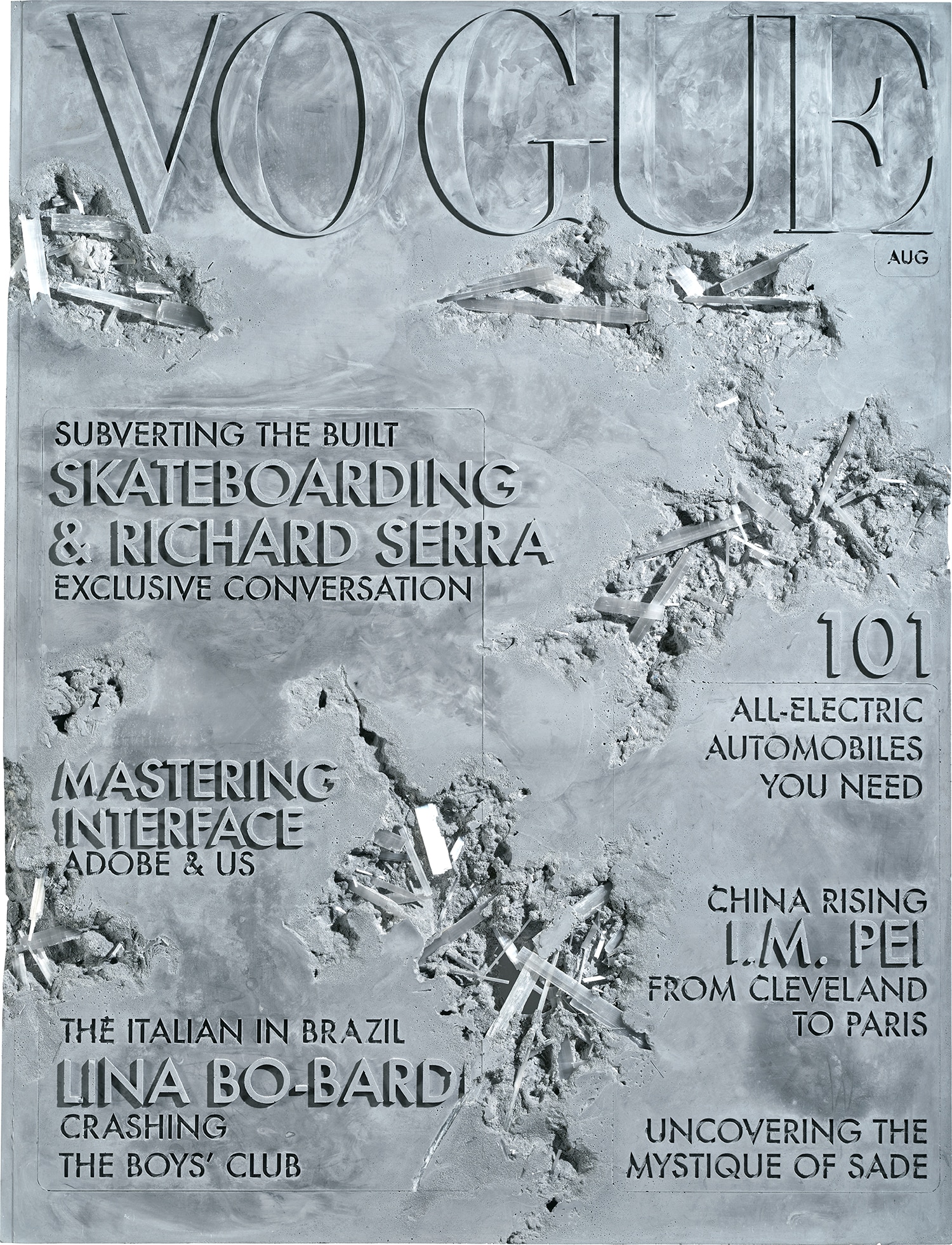 Daniel Arsham — Large Scale Vogue Magazine