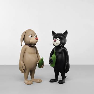 Two Works: (i) Miklos; (ii) Gidget (from FRIENDS IN THE PLACE THEY LOVE series)