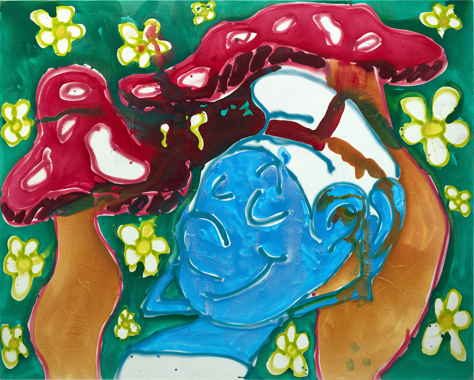 Katherine Bernhardt — Nappy Boo Boo Smurf