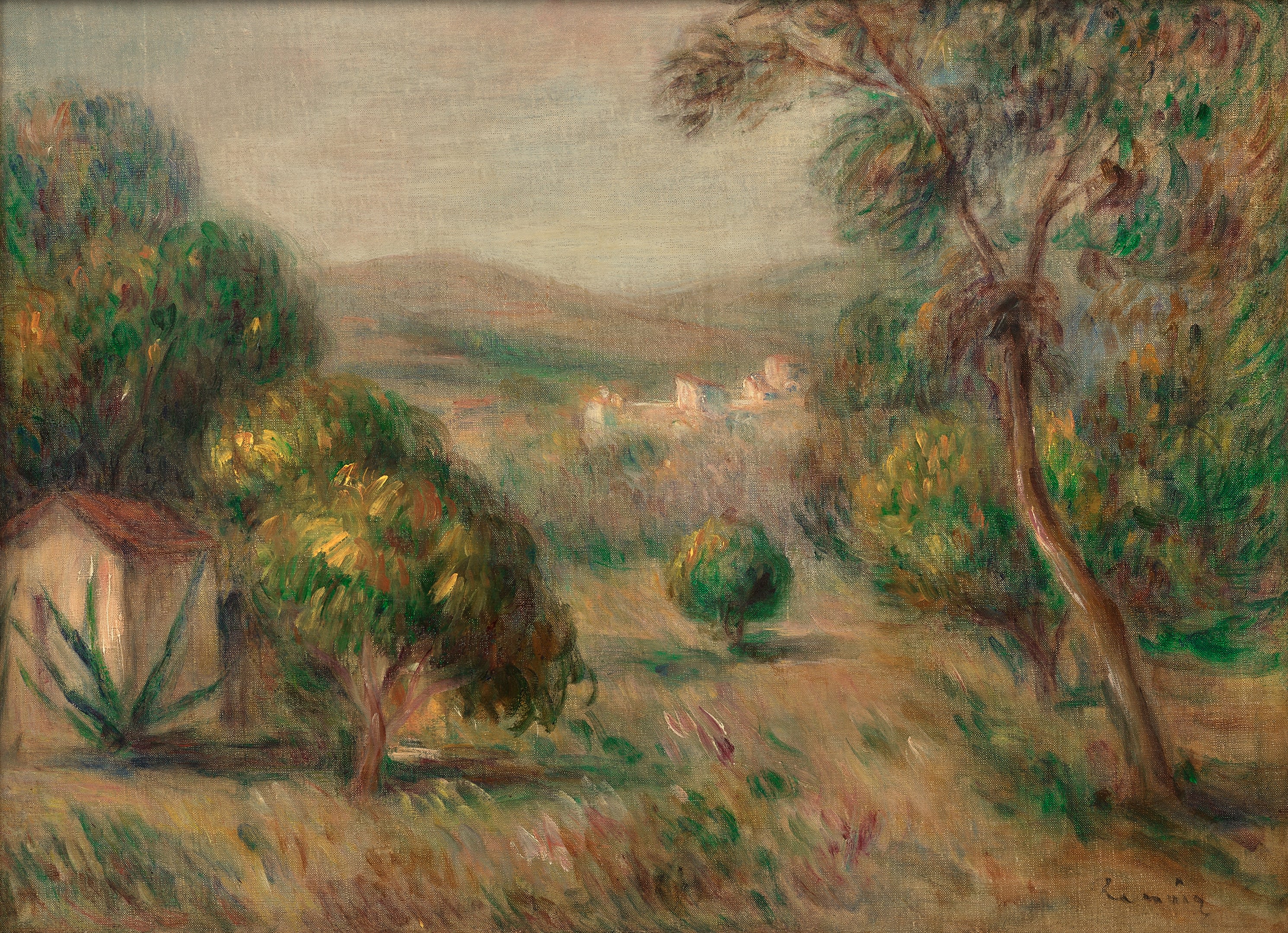 Pierre-Auguste Renoir — Paysage aux oliviers