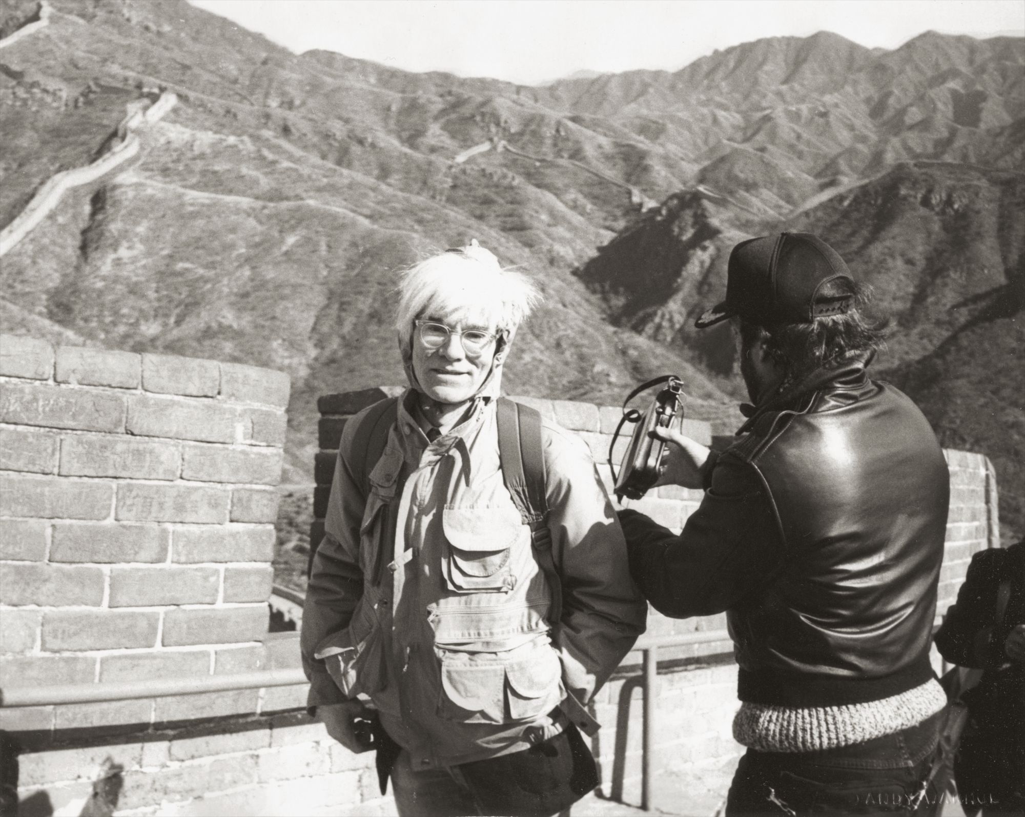 Andy Warhol — Andy Warhol at the Great Wall