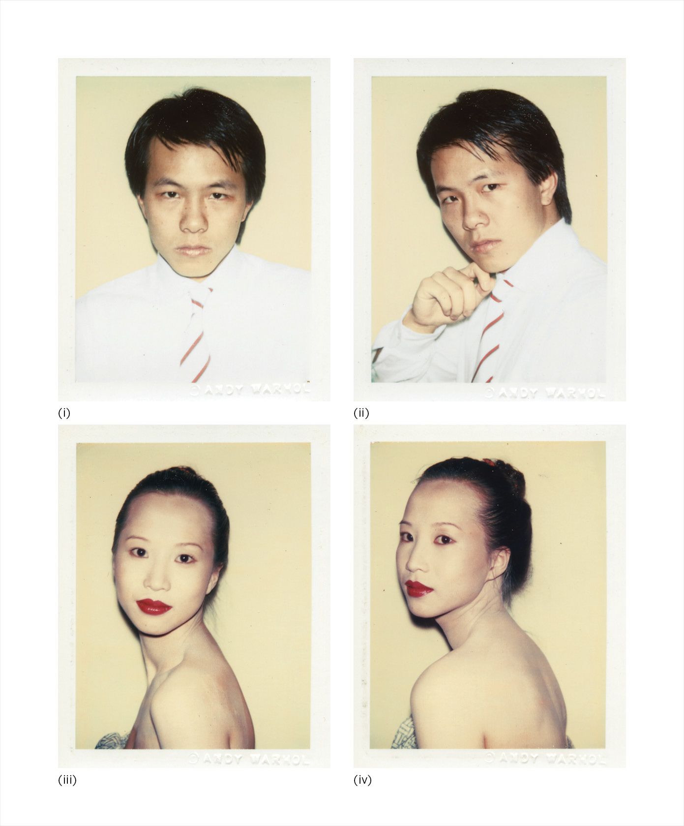 Andy Warhol — Four works: (i) Alfred Siu; (ii) Alfred Siu; (iii) Julianna Siu; (iv) Julianna Siu