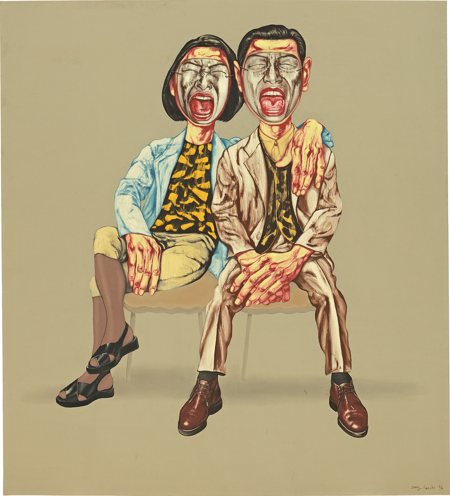 Zeng Fanzhi — Mask Series No. 1