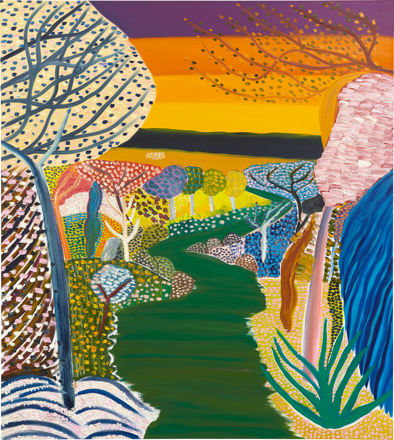 Matthew Wong — River at Dusk