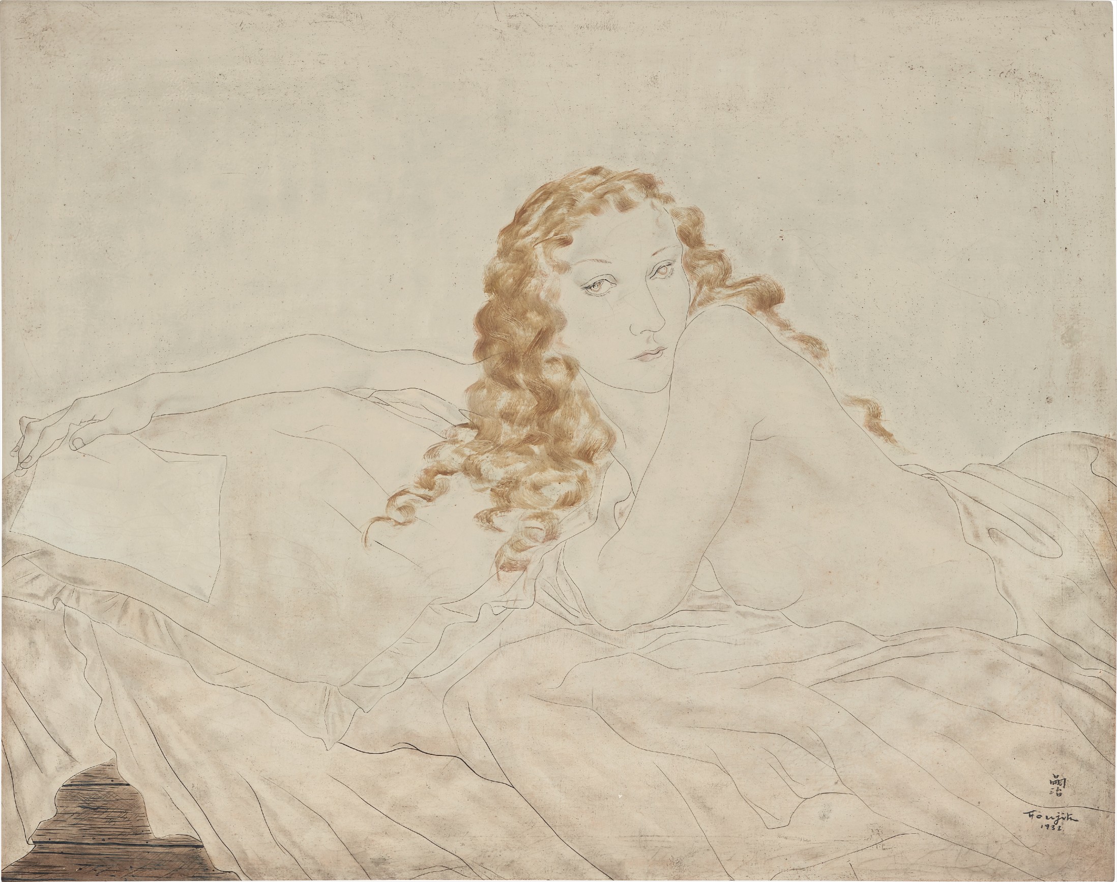 Léonard-Tsuguharu Foujita — Reclining Nude