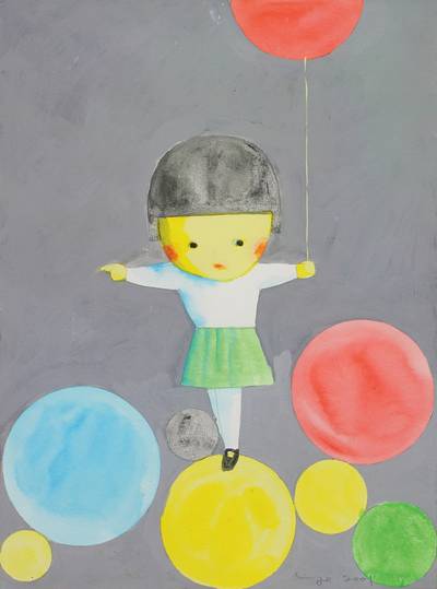 Girl with Balloons