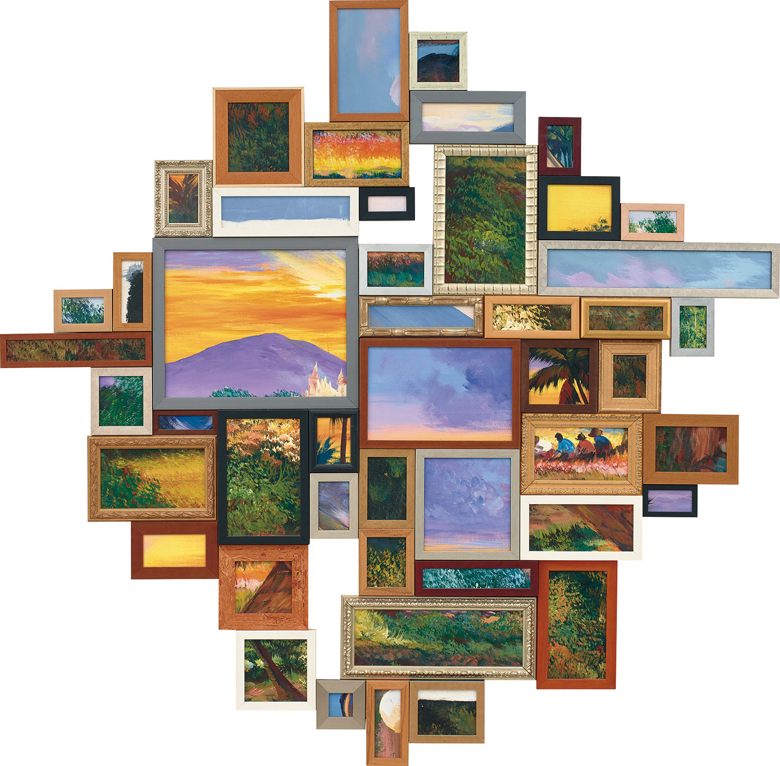 Alfredo & Isabel Aquilizan — Landscape Painting 2 (s2370)