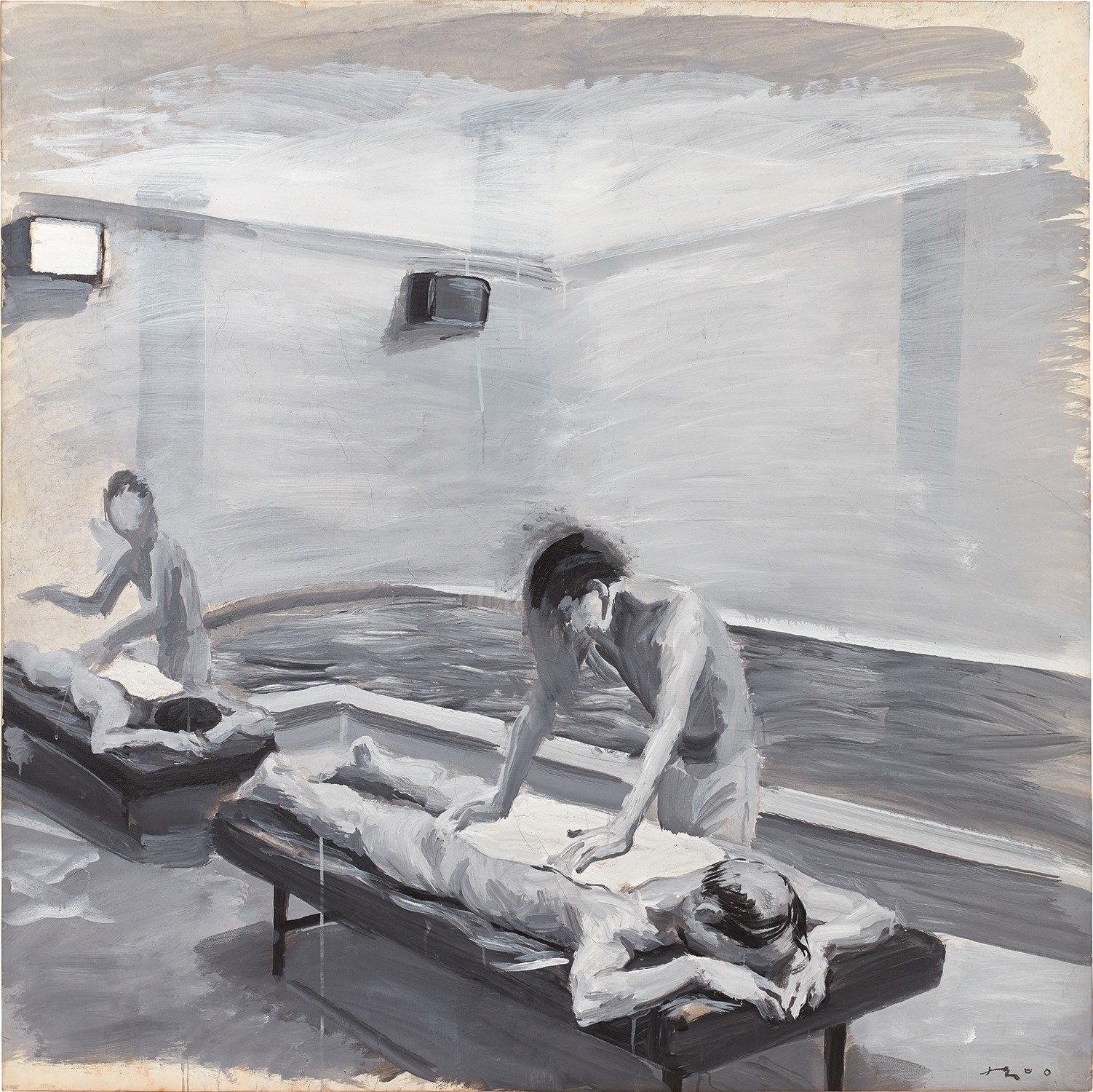 Liu Xiaodong — Boys in the bathhouse no. 5
