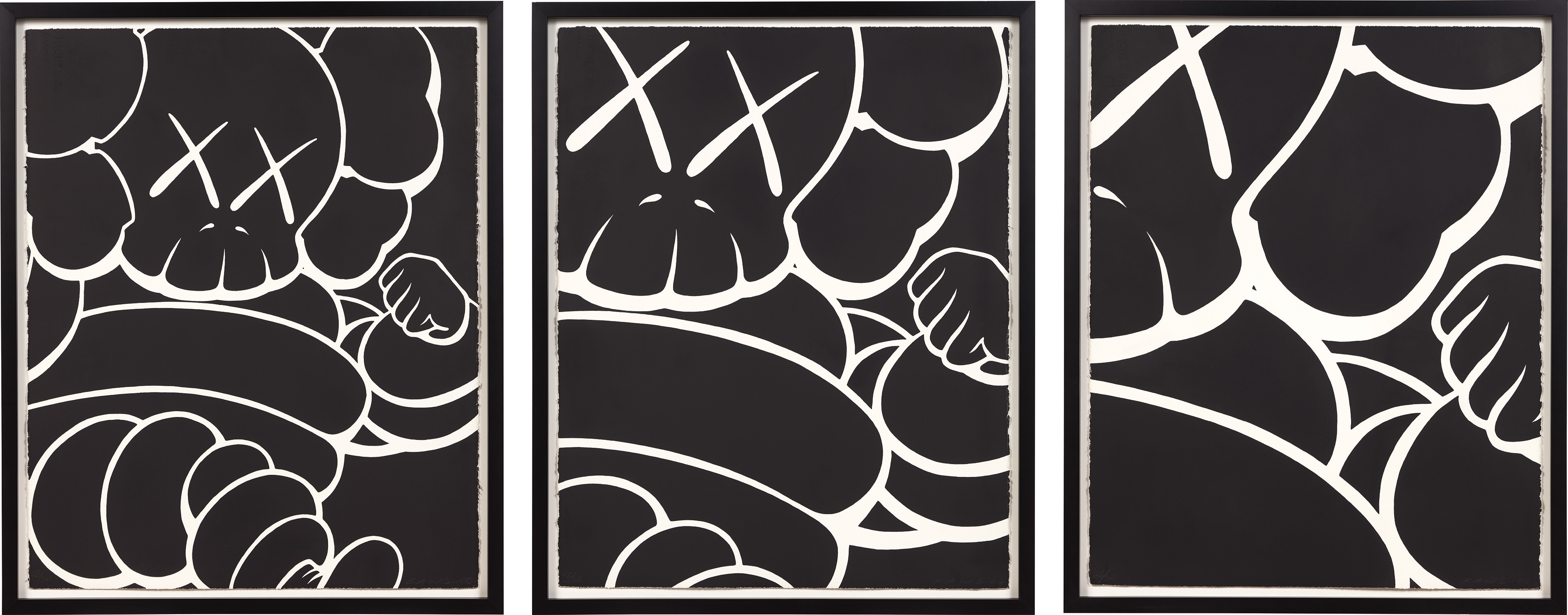 KAWS — Three Works: RUNNING CHUM