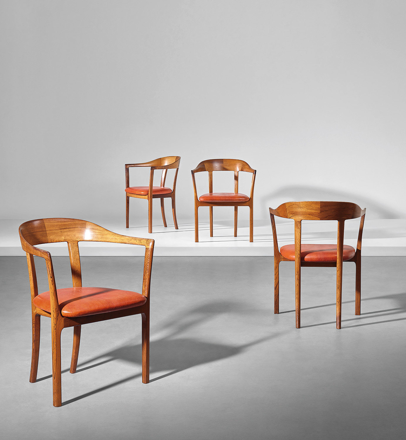 Ole Wanscher — Set of four armchairs