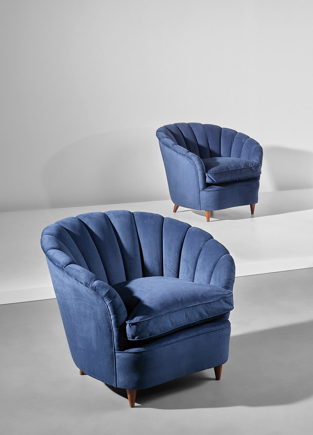 Pair of rare armchairs