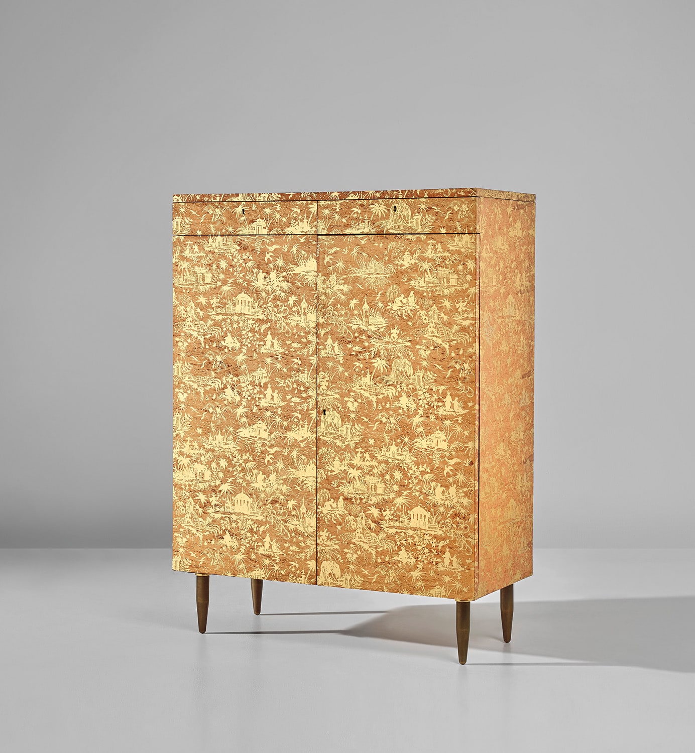 Piero Fornasetti — Rare 'Piccolo Coromandel' cabinet